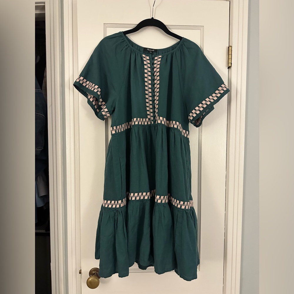 NWT Madewell Mini Tiered Dress - Large